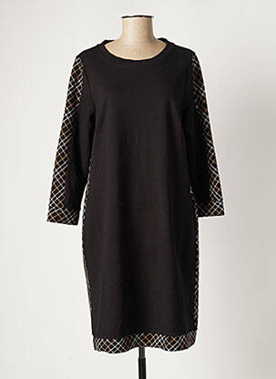 Rochie midi mâneci lungi mâneci lungi negru NINATI femeie