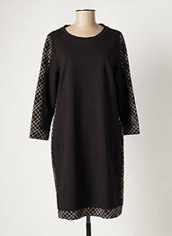 Rochie midi mâneci lungi mâneci lungi negru NINATI femme