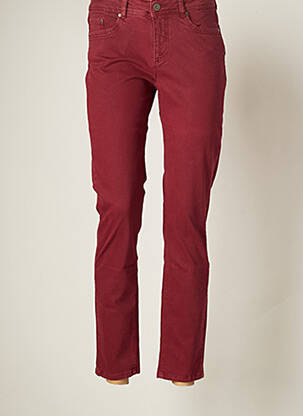 Pantalon 7/8 elasticitate mărime normală roșu JENSEN femeie