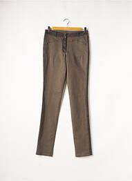 Pantalon slim broderie cu nituri mărime normală verde MC PLANET femme