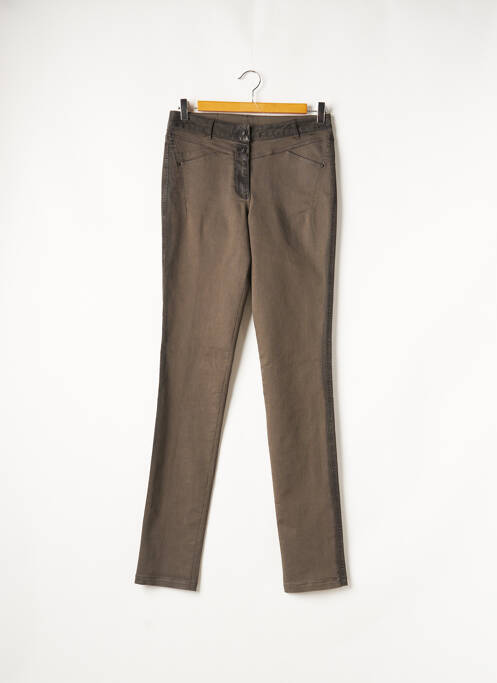 Pantalon slim verde MC PLANET femeie