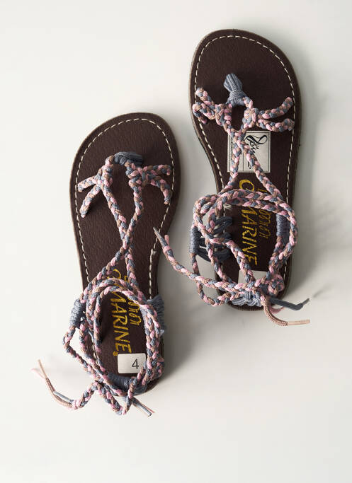 Șlapi albastru LA MARINE fată