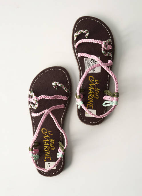 Șlapi roz LA MARINE fată