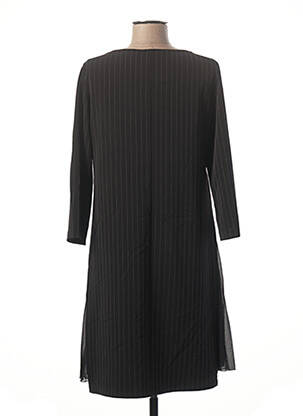 Rochie scurtă mâneci 3/4 mâneci 3/4 negru LAUREN VIDAL femeie