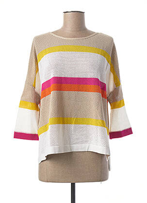 Pulover alb MAILLE DE LUXE femeie