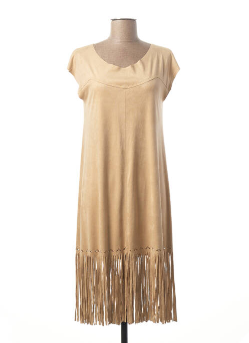 Rochie scurtă bej NANA NUCCI femeie