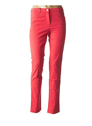 Pantalon drept roșu EUGEN KLEIN femeie