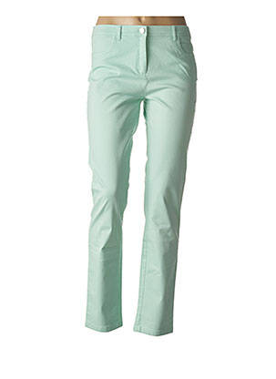 Pantalon slim verde EUGEN KLEIN femeie