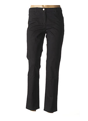 Pantalon slim țesătură poplin mărime normală negru EUGEN KLEIN femeie
