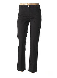 Pantalon slim țesătură poplin mărime normală negru EUGEN KLEIN femme