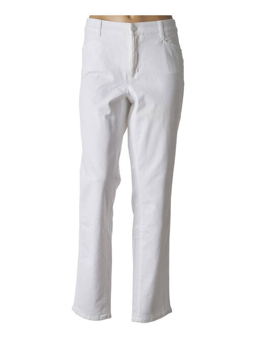 Pantalon drept alb CAMBIO femeie