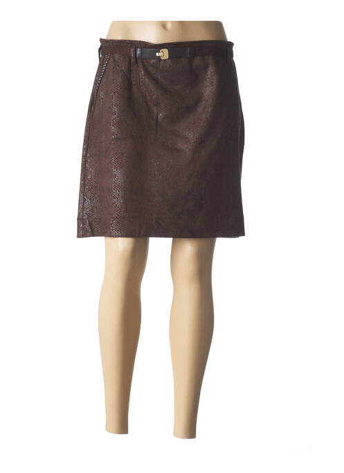 Fustă scurtă maro LOLESFILLES femeie