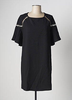 Rochie scurtă mâneci scurte mâneci scurte negru MOLLY BRACKEN femeie