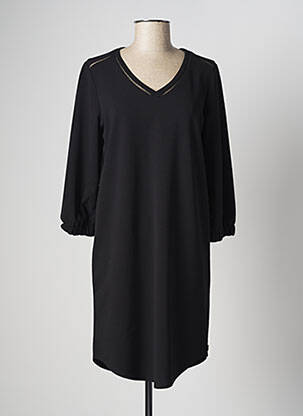 Rochie midi mâneci 3/4 mâneci 3/4 negru SCOTCH & SODA femeie