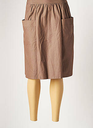 Fustă midi maro CLAUDIE PIERLOT femeie