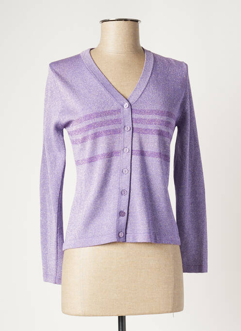 Vestă cu mâneci lungi violet ROSE NACRE femeie