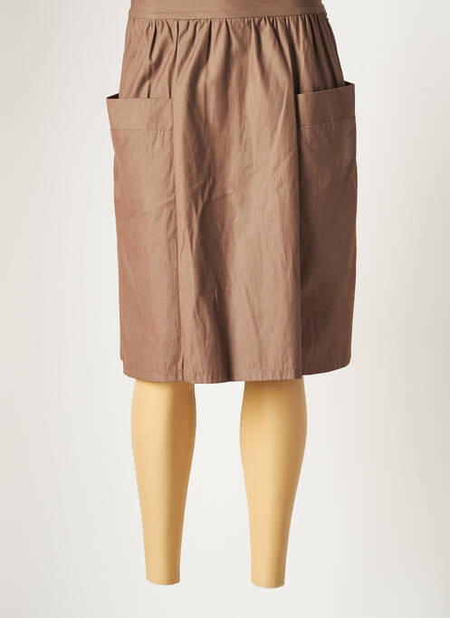 Fustă midi maro CLAUDIE PIERLOT femeie