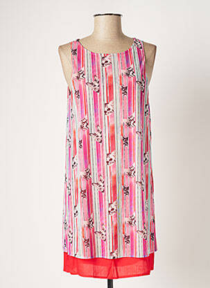 Rochie scurtă roz SMASH WEAR femeie