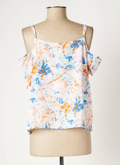 Tricou imprimeu fantezie mâneci scurte portocaliu TIFFOSI femme