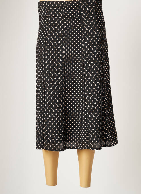 Fustă midi negru PAUL BRIAL femeie