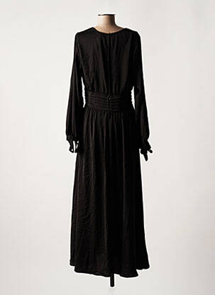 Rochie lungă mâneci lungi mâneci lungi negru NÜ femeie