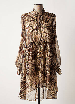 Rochie midi bej PLEASE femeie