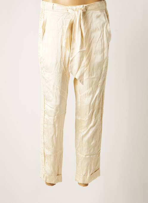 Pantalon drept bej NÜ femeie