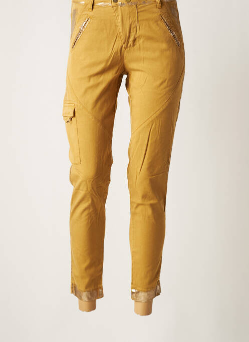 Pantalon 7/8 bej EVA KAYAN femeie