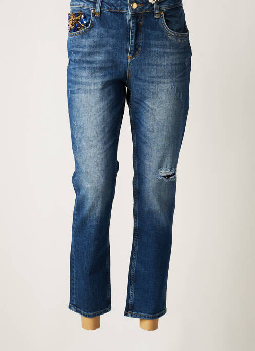 Pantalon 7/8 albastru BSB femeie