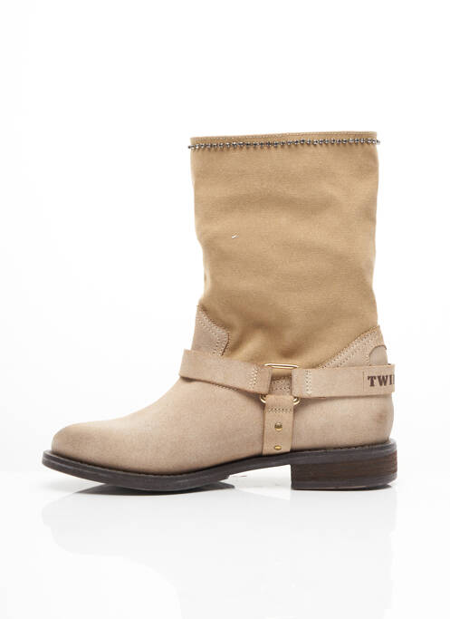 Botine/Ghete bej TWIN SET femeie