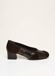 Pantofi cu toc toc de 4 la 6 cm maro SEMLER femme