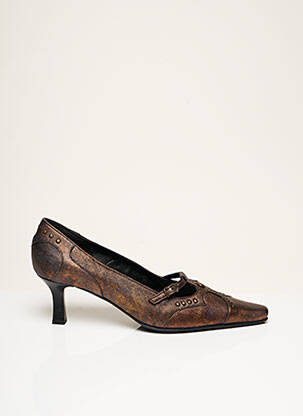 Pantofi cu toc maro J.METAYER femeie