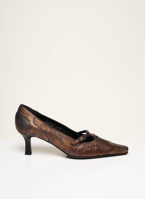 Pantofi cu toc maro J.METAYER femeie