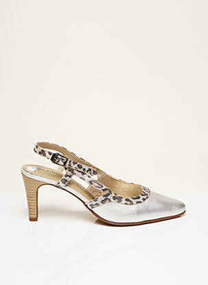 Sandale/Pantofi decupați gri J.METAYER femeie