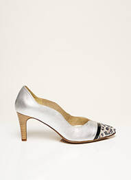Pantofi cu toc toc cui. toc de 7 la 9 cm gri J.METAYER femeie