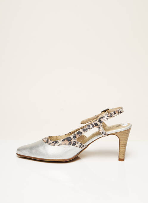 Sandale/Pantofi decupați gri J.METAYER femeie