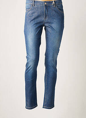 Blugi cu croială slim albastru RIVIERES DE LUNE femeie