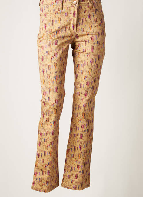 Pantalon drept bej PAUL BRIAL femeie