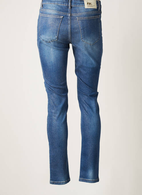 Blugi cu croială slim albastru RIVIERES DE LUNE femeie