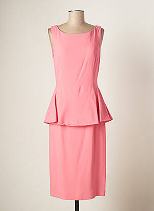 Rochie midi roz PAULE VASSEUR femeie