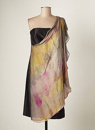 Rochie midi negru PAULE VASSEUR femeie