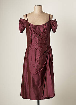 Rochie midi violet PAULE VASSEUR femeie