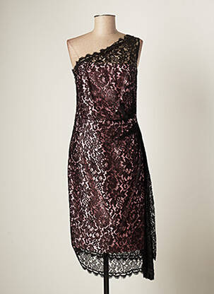 Rochie midi negru PAULE VASSEUR femeie