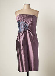 Rochie scurtă fără mâneci fără mâneci violet PAULE VASSEUR femeie