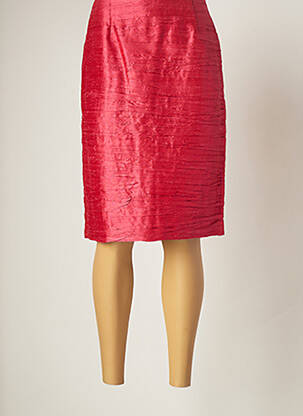 Fustă midi roz PAULE VASSEUR femeie