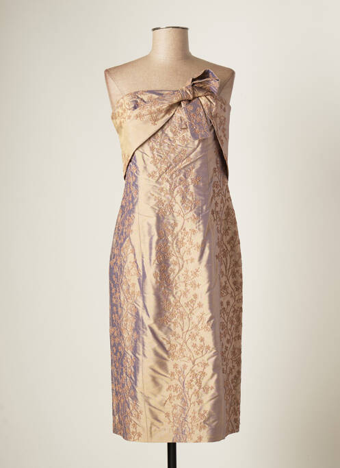 Rochie scurtă bej PAULE VASSEUR femeie