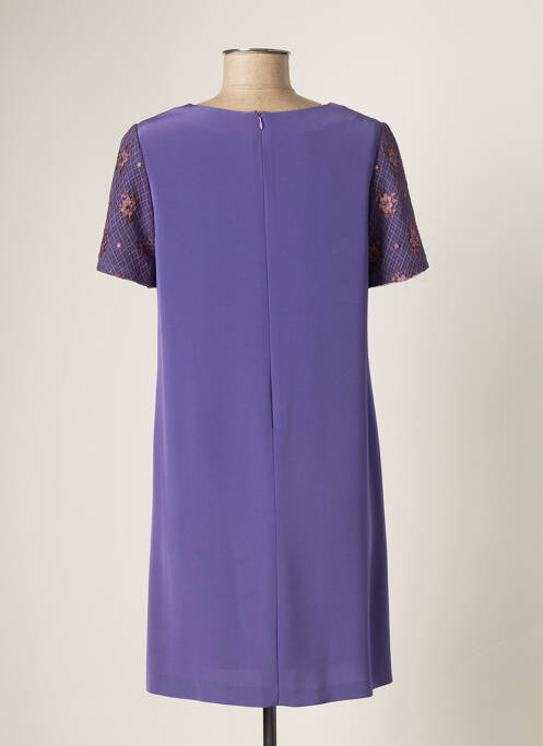 Rochie scurtă violet PAULE VASSEUR femeie