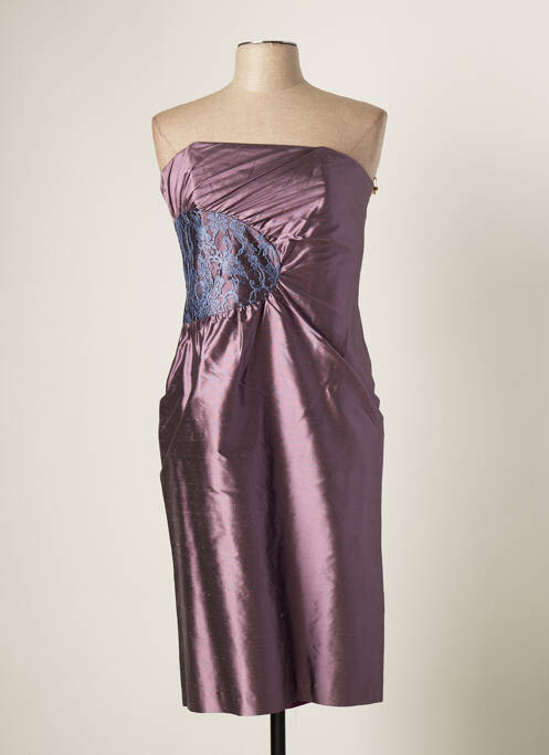 Rochie scurtă violet PAULE VASSEUR femeie