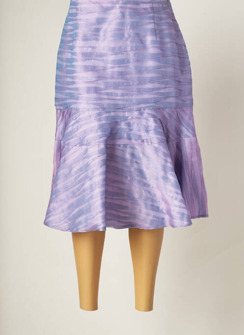 Fustă midi violet PAULE VASSEUR femeie