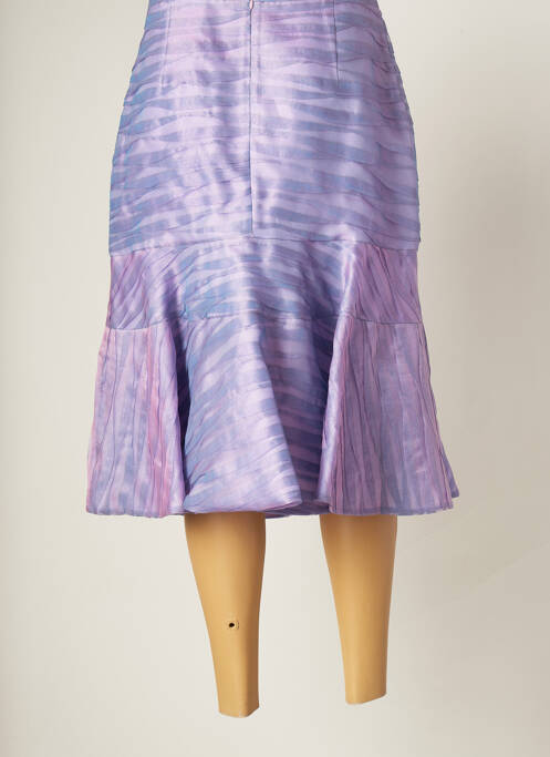 Fustă midi violet PAULE VASSEUR femeie